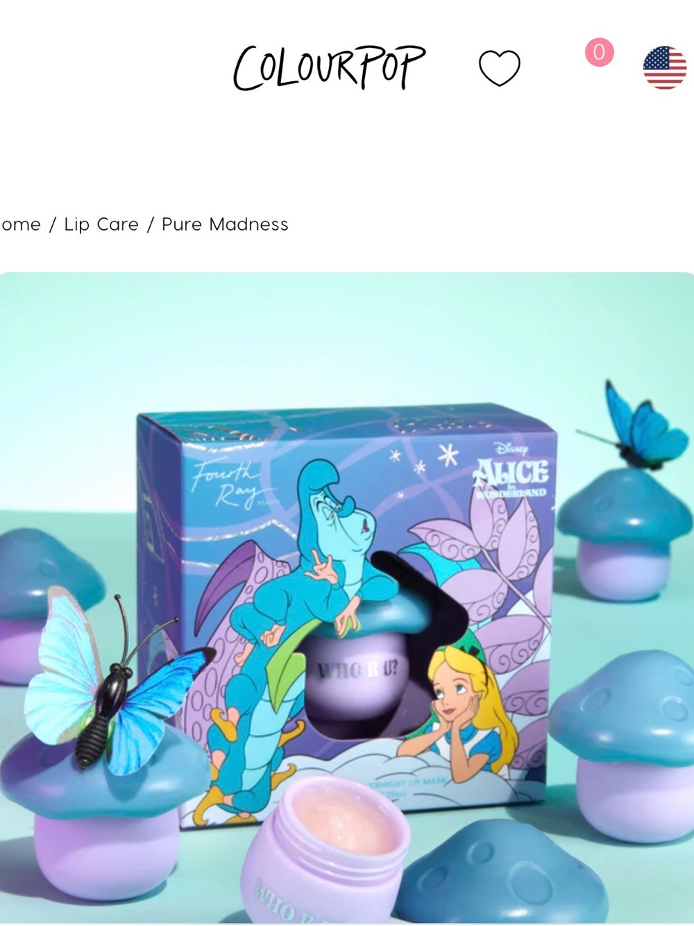 ColourPop Disneys Alice in wonderland